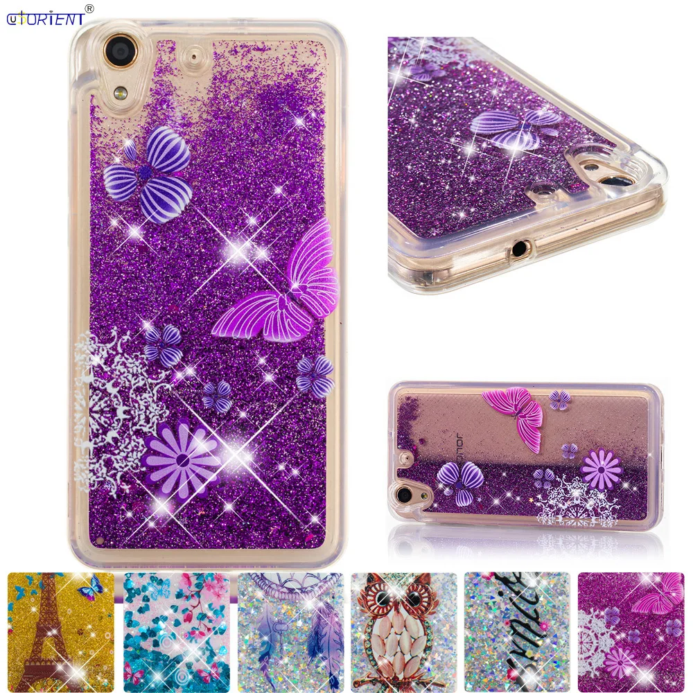 Милый чехол для Huawei Y6II Bling Dynamic Liquid Cover Honor 5A мягкие чехлы Y6 II Y62 блестящий
