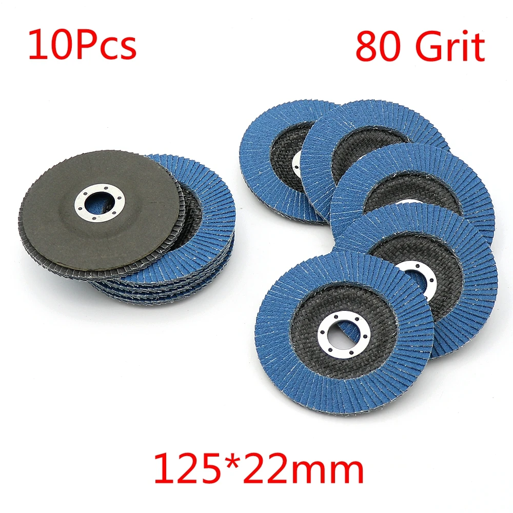 10Pcs 125mm x 22mm 80 Grit Premium Zirconia Flap Disc Grinding Wheel Sandpaper Metal Plastic Wood Abrasive Tool
10Pcs 125mm x 22mm 80 Grit Premium Zirconia Flap Disc Grinding Wheel Sandpaper Metal Plastic Wood Abrasive Tool