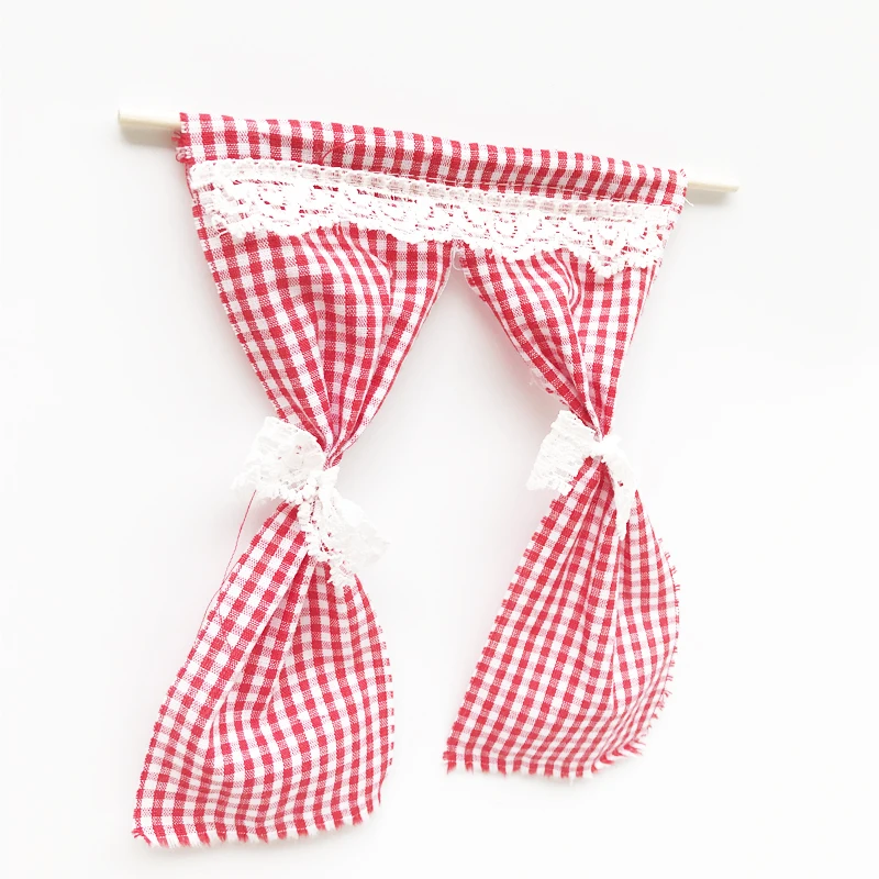 DIY Dollhouse Miniatures Lovely Excellent Workmanship Cotton Curtain for 1/12 Scale Dollhouse free shipping
DIY Dollhouse Miniatures Lovely Excellent Workmanship Cotton Curtain for 1/12 Scale Dollhouse free shipping