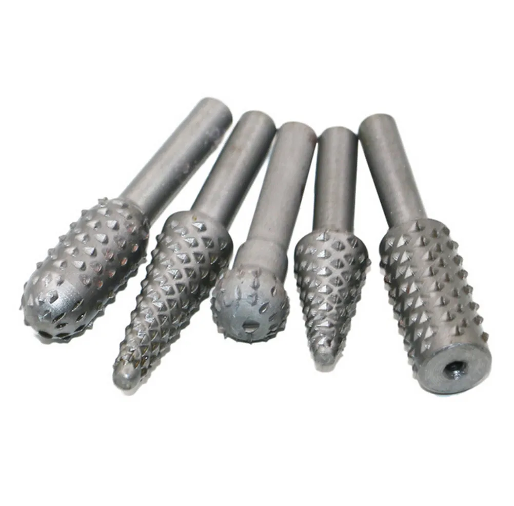 5pcs Woodworking Rasp Chisel Shaped Rotating Embossed Grinding Head Engraving Pattern Cutter Milling Power Tool
5pcs Woodworking Rasp Chisel Shaped Rotating Embossed Grinding Head Engraving Pattern Cutter Milling Power Tool