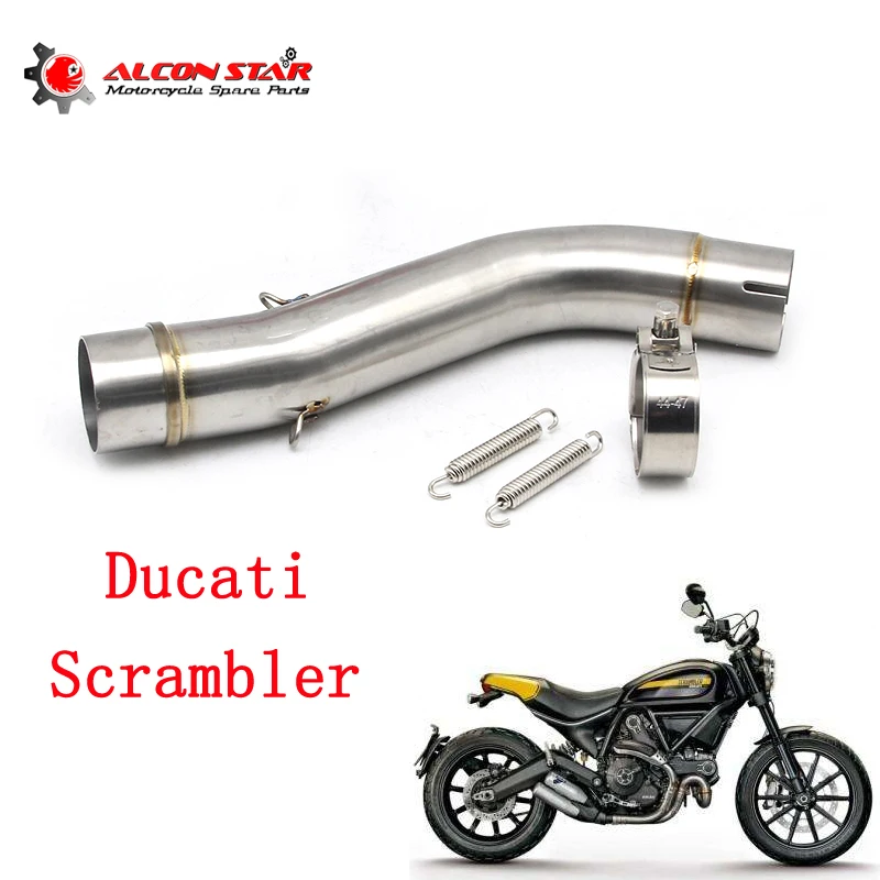 Alconstar слипоны для Ducati скремблер мотоцикл выхлопной модифицированный маффер Escape Moto средняя труба звено трубы из нержавеющей стали
Alconstar слипоны для Ducati скремблер мотоцикл выхлопной модифицированный маффер Escape Moto средняя труба звено трубы из нержавеющей стали