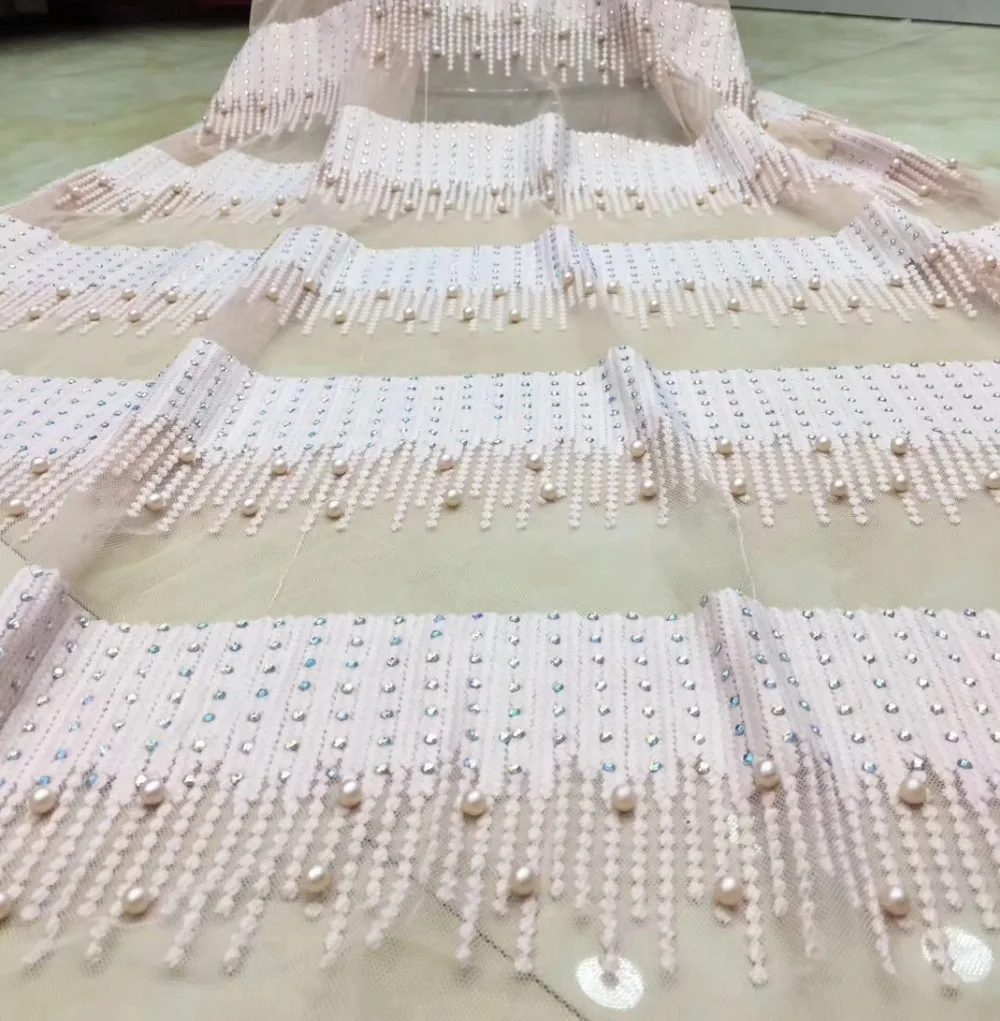 Wholesale Net Lace High Quality French lace fabric with beaded Tulle Mesh Nigerian wedding fabrics ML6821
Wholesale Net Lace High Quality French lace fabric with beaded Tulle Mesh Nigerian wedding fabrics ML6821