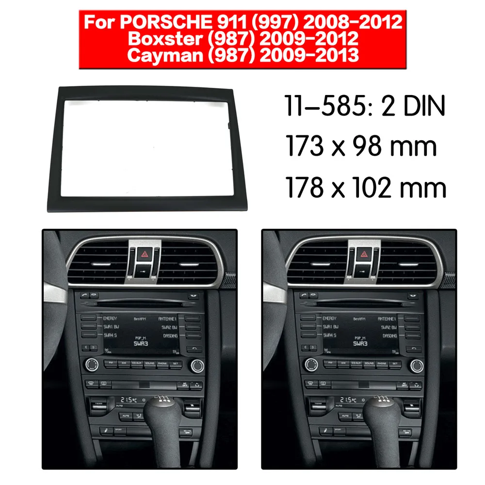Car Radio Fascia Multimedia Frame Kit For PORSCHE 911,Boxster,Cayman 2008-2012 Audio Bezel Facia Panel Trim Dash 2 Din Mount Kit
Car Radio Fascia Multimedia Frame Kit For PORSCHE 911,Boxster,Cayman 2008-2012 Audio Bezel Facia Panel Trim Dash 2 Din Mount Kit