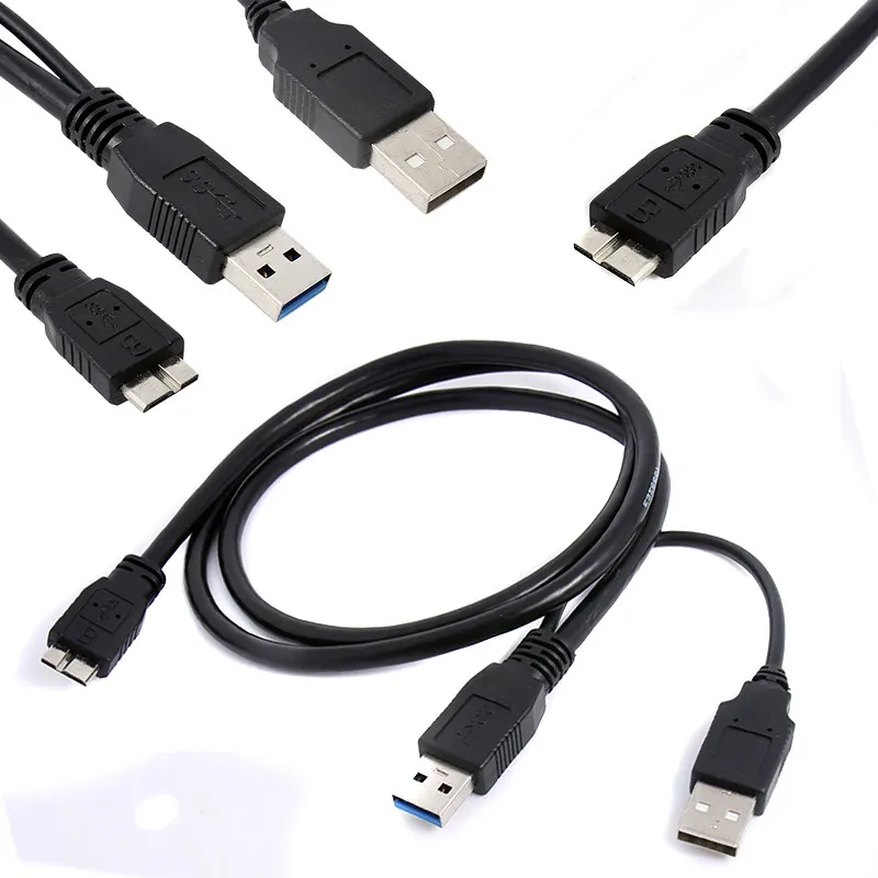 HDD USB 3.0 Type A to Micro B Y Cable USB3.0 Data Cord For External Mobile Hard Drive Disk Data Cables
HDD USB 3.0 Type A to Micro B Y Cable USB3.0 Data Cord For External Mobile Hard Drive Disk Data Cables