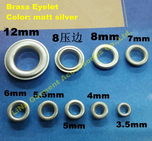 Matte Silver 5mm Eyelets for Apparel and Scrapbook brass metal eyelets for garment bags wallet etc accessories free shipping
Matte Silver 5mm Eyelets for Apparel and Scrapbook brass metal eyelets for garment bags wallet etc accessories free shipping