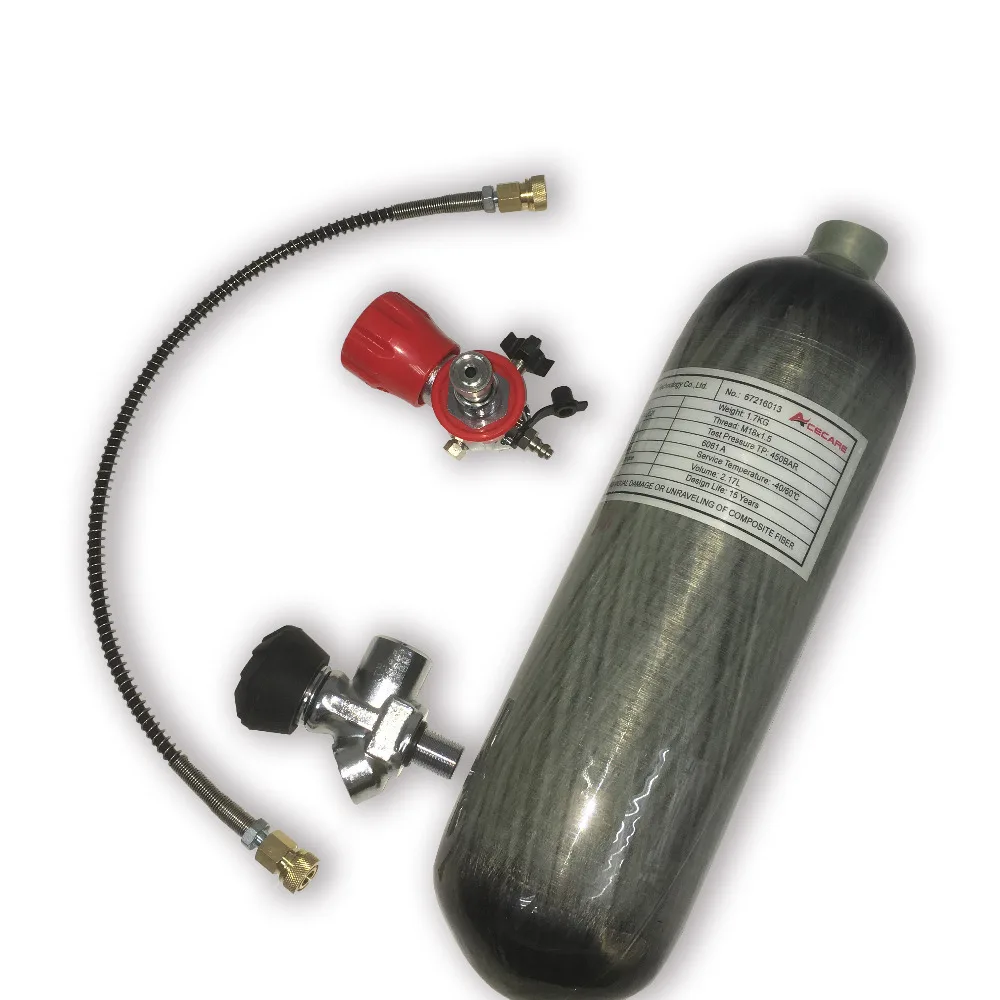 AC1217301 Пейнтбольная Pcp винтовка/Воздушный бак ВВС 2.17л сжатый воздух цилиндр