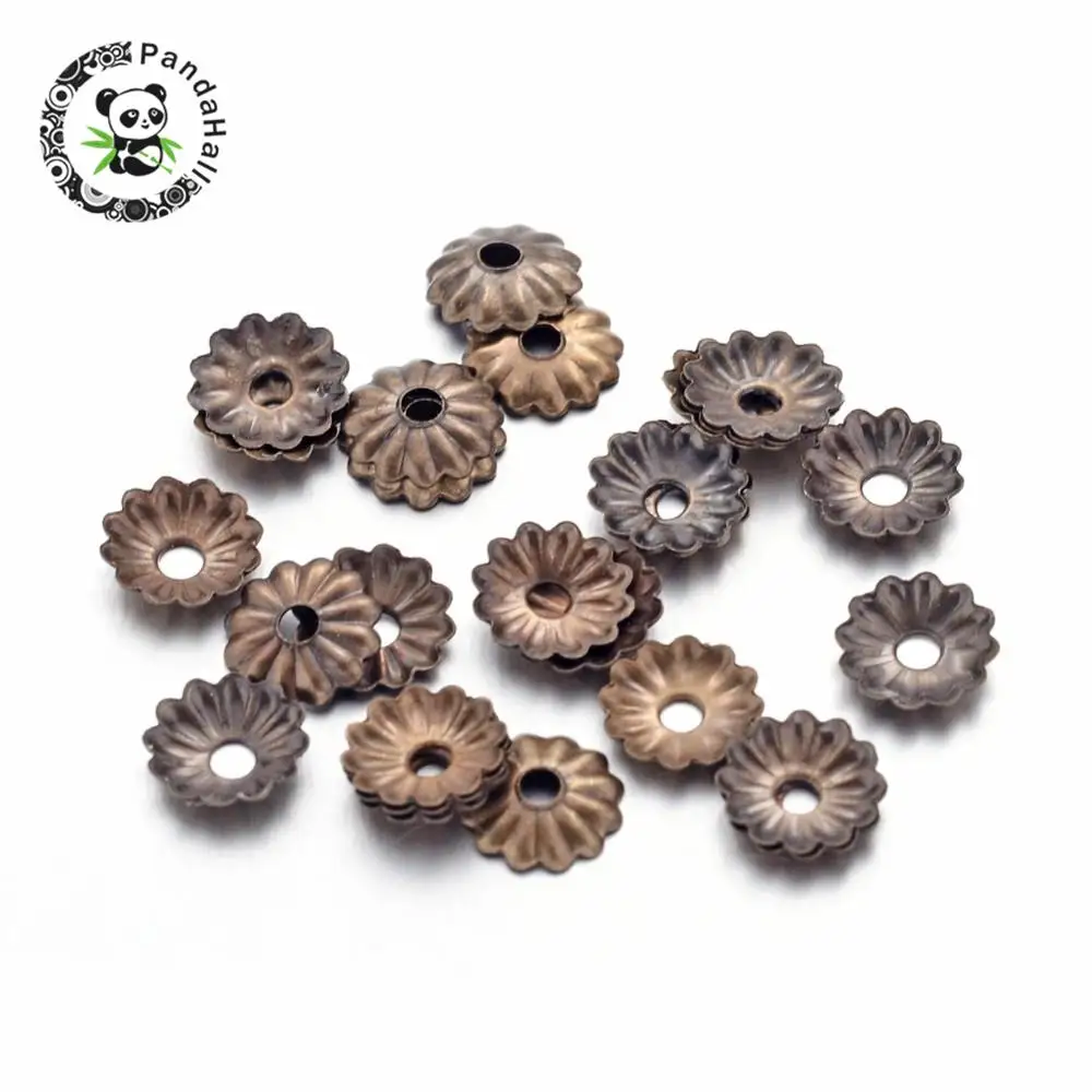 Antique Bronze Iron Flower Bead Caps Nickel Free 5x1.5mm For Bracelet DIY Beadcaps Golden Color Hole: 1mm; about 330pcs/10g
Antique Bronze Iron Flower Bead Caps Nickel Free 5x1.5mm For Bracelet DIY Beadcaps Golden Color Hole: 1mm; about 330pcs/10g