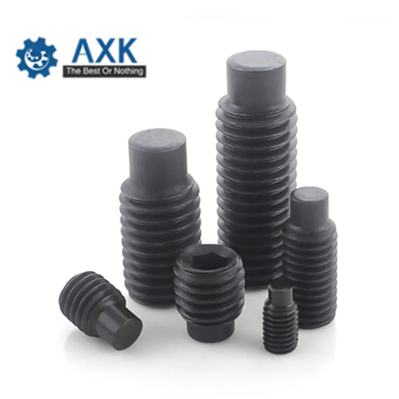 100Pcs/50Pcs DIN915 GB79 M8 M10 M12 Grade 12.9 Carbon Steel Convex End Set Screws Black Hex Socket Headless Machine Screws
100Pcs/50Pcs DIN915 GB79 M8 M10 M12 Grade 12.9 Carbon Steel Convex End Set Screws Black Hex Socket Headless Machine Screws