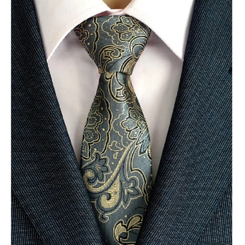 Silk Men Tie 8cm Plaid Paisley Neck Ties for Men Necktie Classic Wear Business Wedding Tie Party Gravatas 1200 Needles
Silk Men Tie 8cm Plaid Paisley Neck Ties for Men Necktie Classic Wear Business Wedding Tie Party Gravatas 1200 Needles