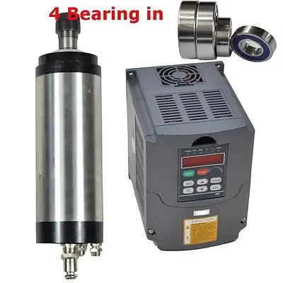 CNC motor 3kw ER20 water cooled SPINDLE MOTOR for milling machine & matching variable frequency drive vfd INVERTER
CNC motor 3kw ER20 water cooled SPINDLE MOTOR for milling machine & matching variable frequency drive vfd INVERTER