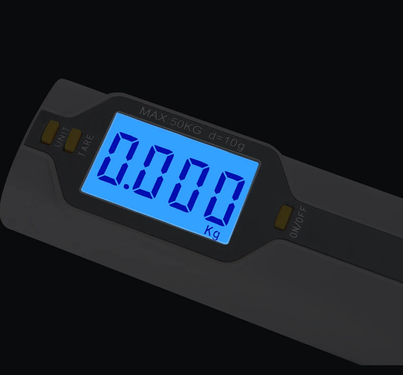 Mini pocket Digital Luggage Scale 50kg x 10g fish hook scale Travel Weight for a suitcase hanging Scale with 1M tape measure
Mini pocket Digital Luggage Scale 50kg x 10g fish hook scale Travel Weight for a suitcase hanging Scale with 1M tape measure