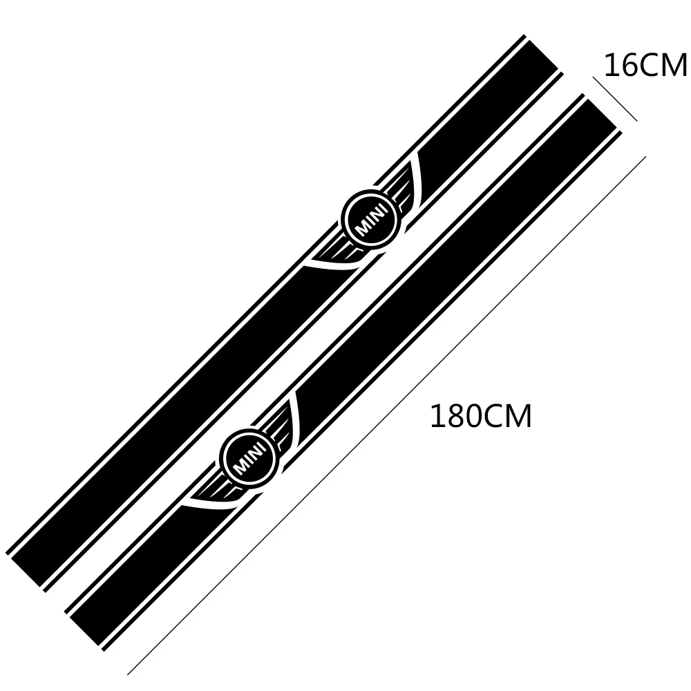 2pcs Car Long Side Stripe Sticker For Mini Cooper R56 R57 R58 R50 R52 R53 R59 R61 Countryman R60 F60 F55 F56 F54 DIY Accessories
2pcs Car Long Side Stripe Sticker For Mini Cooper R56 R57 R58 R50 R52 R53 R59 R61 Countryman R60 F60 F55 F56 F54 DIY Accessories