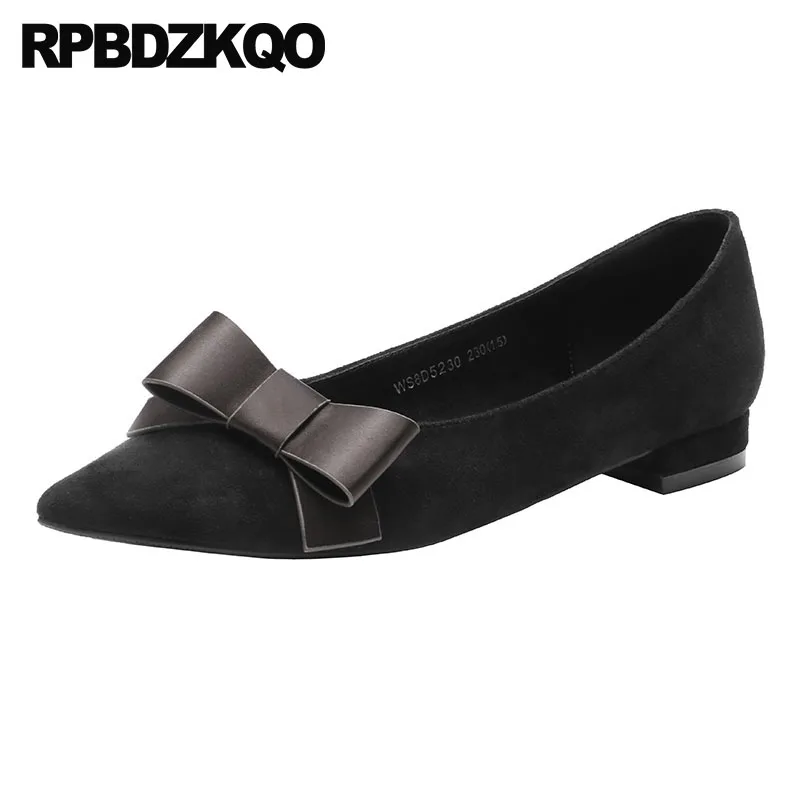 Work Kawaii Suede Bow China Footwear Pointy Black Pointed Toe Slip On Women Flats Shoes With Little Cute Bowtie 2021 Designer
Work Kawaii Suede Bow China Footwear Pointy Black Pointed Toe Slip On Women Flats Shoes With Little Cute Bowtie 2021 Designer