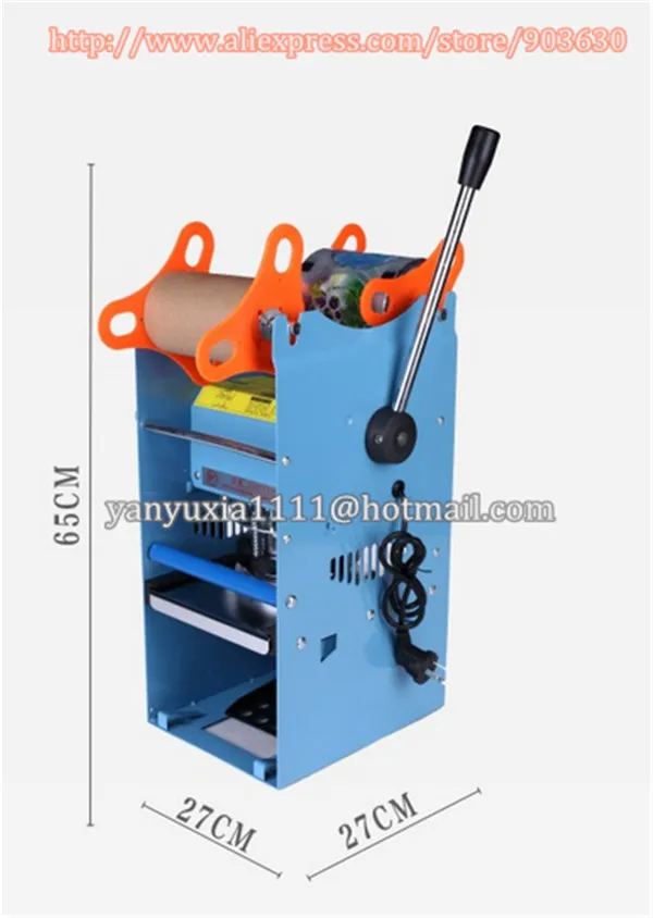 Guaranteed 100% New 220V Plastic Cup Sealing Machine standard cup dia:9.5cm, Max Height 15CM
Guaranteed 100% New 220V Plastic Cup Sealing Machine standard cup dia:9.5cm, Max Height 15CM