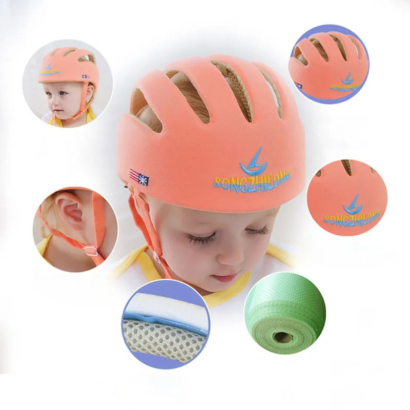 Шапка-шлем детская мягкая хлопковая сетчатая | Детская одежда и обувь
