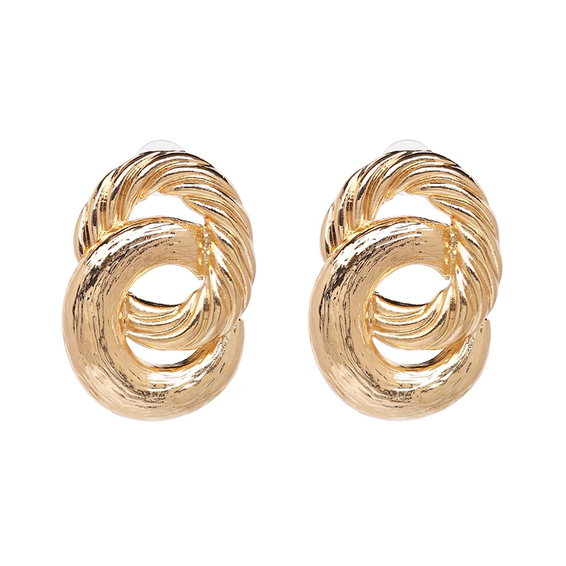 Wholesale JUJIA Fashion Round Circle Stud Earrings For Women Vintage Statement Brand Jewelry Gold Earrings Gifts
Wholesale JUJIA Fashion Round Circle Stud Earrings For Women Vintage Statement Brand Jewelry Gold Earrings Gifts