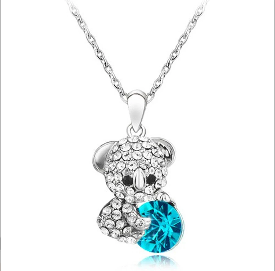 2022 Fine Crystal Cartoon Cute Bear Necklaces Pendants Long Sweater Chain Necklaces for Women and Men Free Shipping
2022 Fine Crystal Cartoon Cute Bear Necklaces Pendants Long Sweater Chain Necklaces for Women and Men Free Shipping