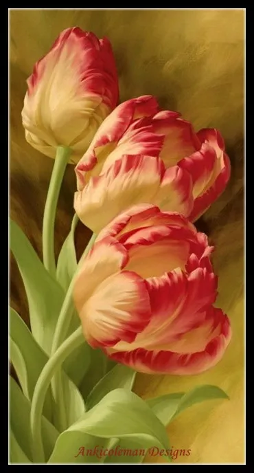 Needlework for embroidery DIY French DMC High Quality - Counted Cross Stitch Kits 14 ct Oil painting - Tulips
Needlework for embroidery DIY French DMC High Quality - Counted Cross Stitch Kits 14 ct Oil painting - Tulips