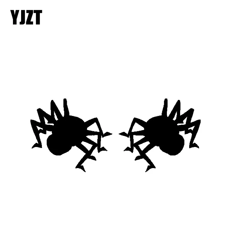 YJZT 2x13,3 см * см Виниловые Наклейки На Хэллоуин в виде паука, наклейки на автомобиль, черный/серебристый цвет
YJZT 2x13,3 см * см Виниловые Наклейки На Хэллоуин в виде паука, наклейки на автомобиль, черный/серебристый цвет