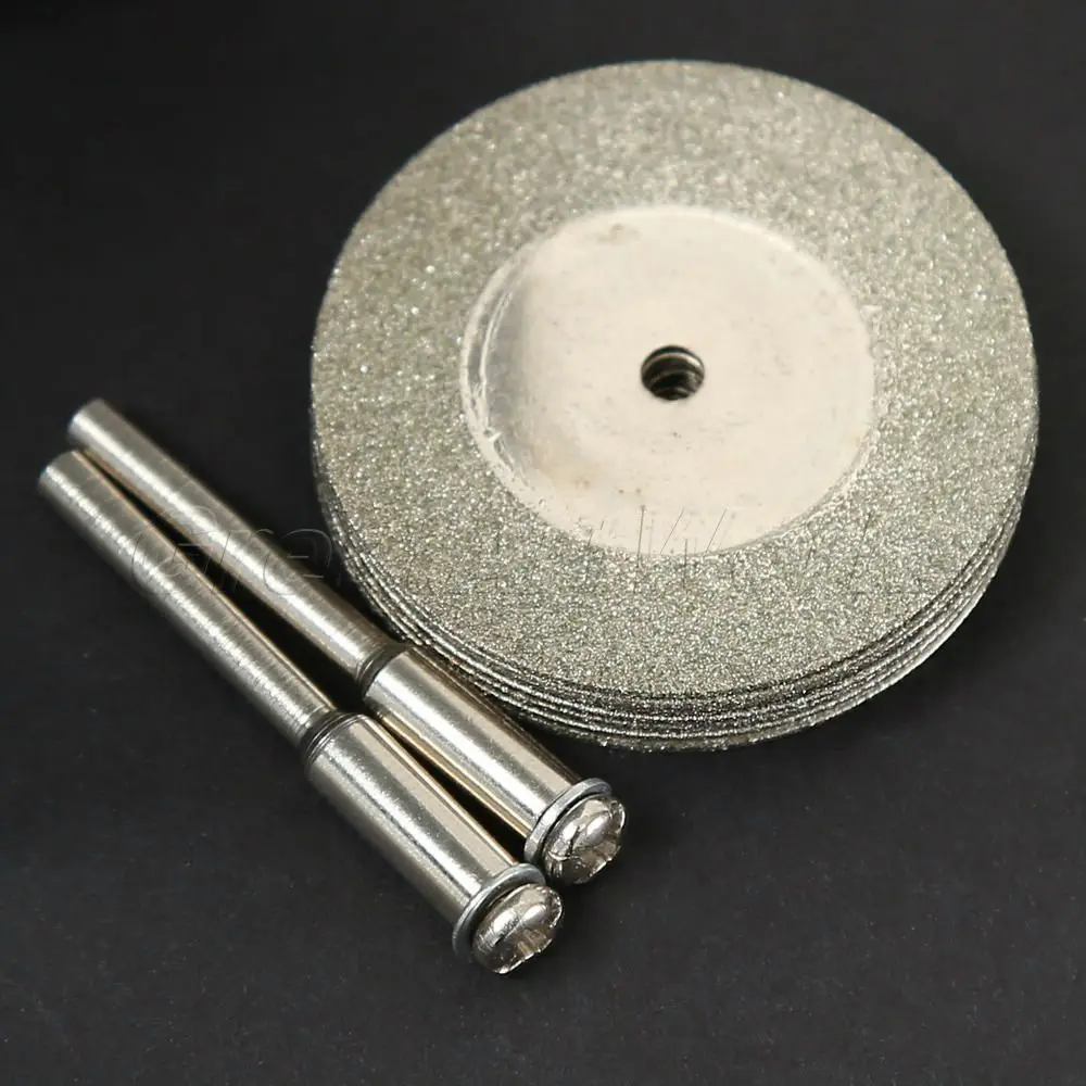 dophee 10pcs 35mm Stone Jade Glass Diamond Cutting Disc Fit Rotary Tool Dremel Drills Sheet Tool with Two Mandrel Arbor
dophee 10pcs 35mm Stone Jade Glass Diamond Cutting Disc Fit Rotary Tool Dremel Drills Sheet Tool with Two Mandrel Arbor