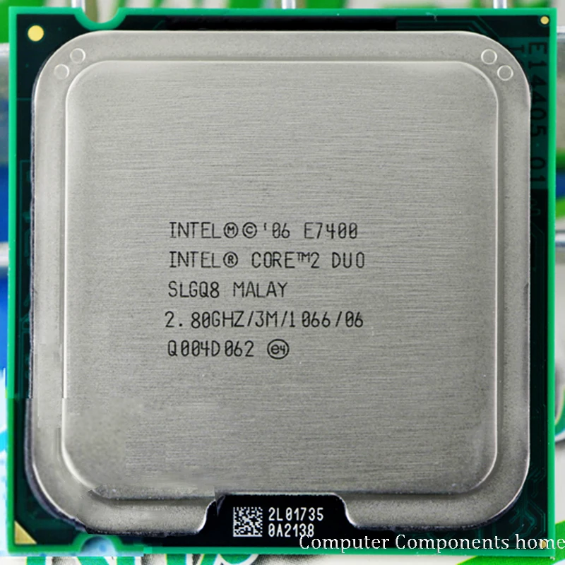 Оригинальный процессор INTEL Core 2 Duo E7400 (2 8 ГГц/3 МБ/1066 ГГц) Socket LGA 775|socket 775|core duo e7400core |