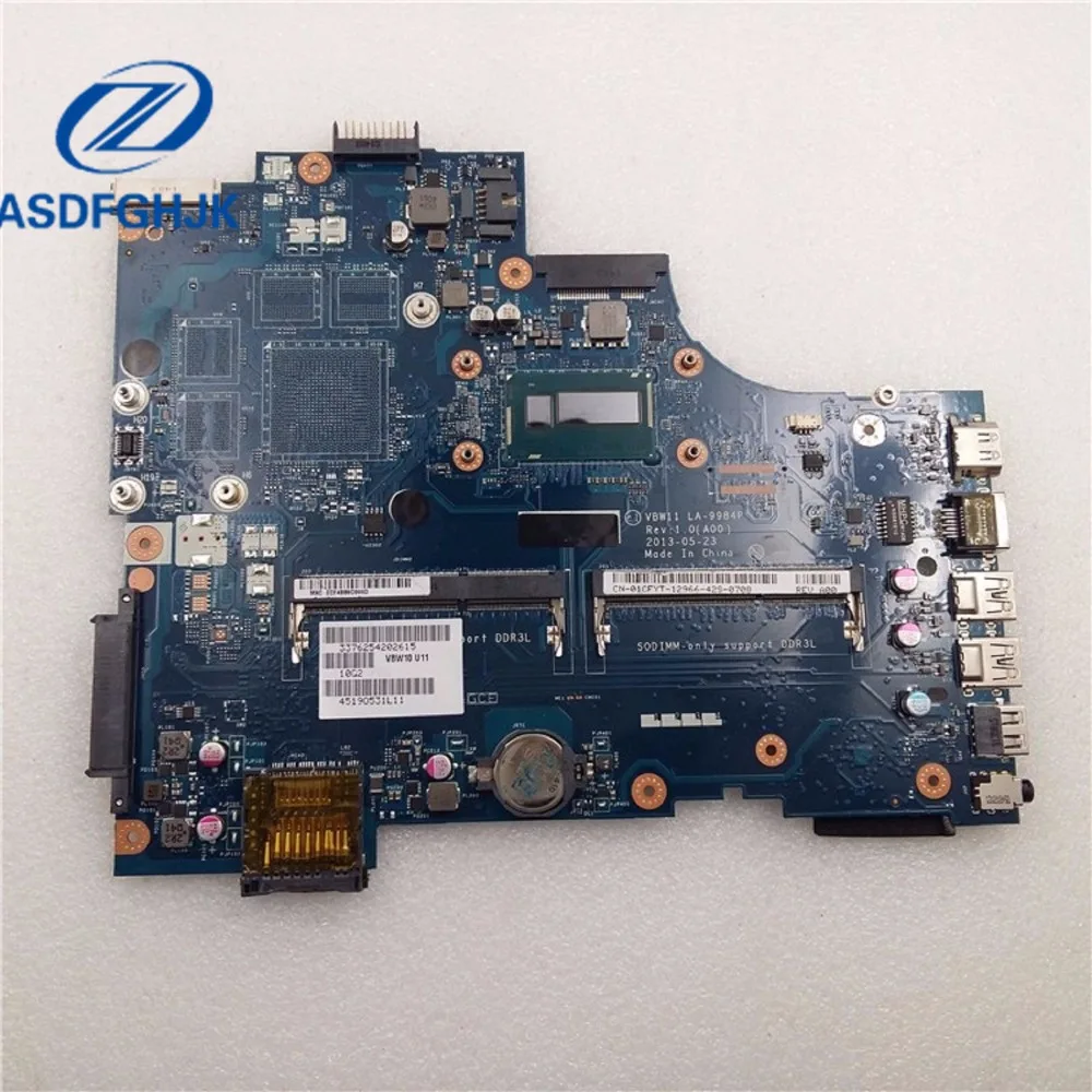 Laptop Motherboard For Dell For Inspiron 3737 5737 i3-4010U CPU 01CFYT 1CFYT CN-01CFYT LA-9984P 100% Test Ok
Laptop Motherboard For Dell For Inspiron 3737 5737 i3-4010U CPU 01CFYT 1CFYT CN-01CFYT LA-9984P 100% Test Ok