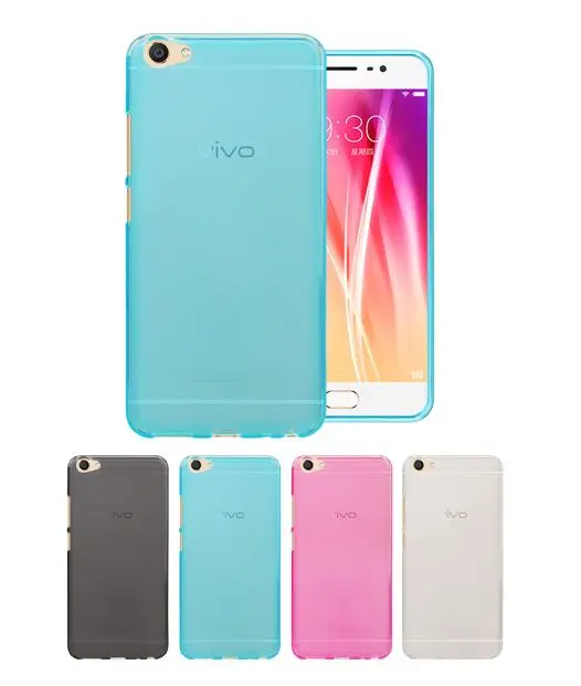 4 Цветов Силикона Пудинг Матовый Мягкий Чехол для vivo X7 Задняя Крышка ТПУ Телефон
