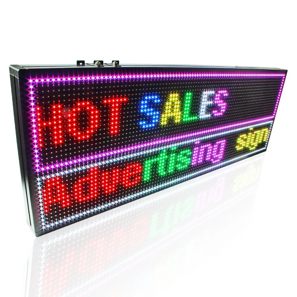 52 x14 in Full Color RGB P10 Led Display Module 32*128pixel SMD Board Signs Showing Advertising Board/Open Sign | Электронные