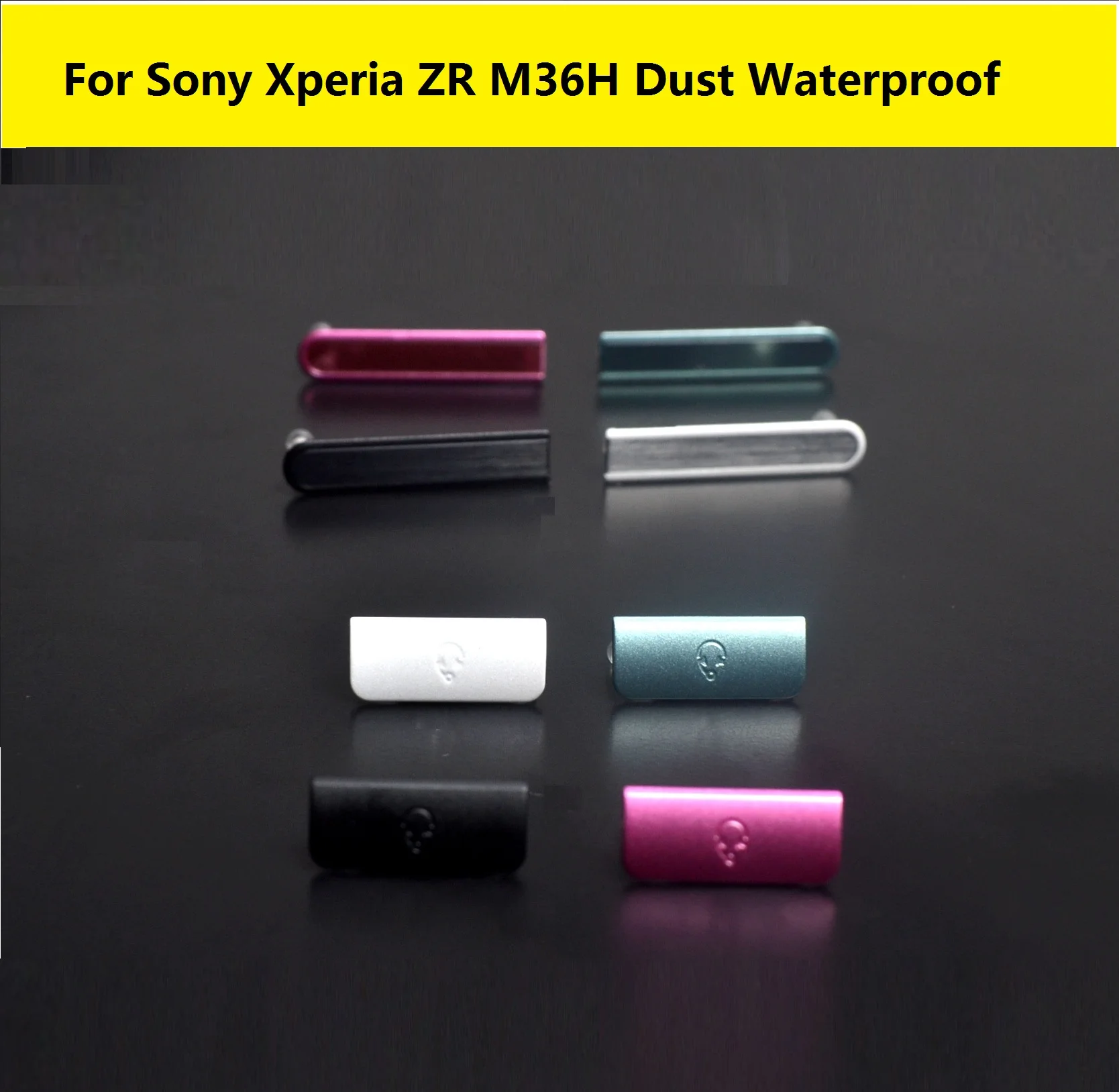 100% New Genuine M36h USB Charging Cover & earphone Jack Cover for Sony Xperia ZR M36H USB & earphone dust Dust Waterproof plug
100% New Genuine M36h USB Charging Cover & earphone Jack Cover for Sony Xperia ZR M36H USB & earphone dust Dust Waterproof plug