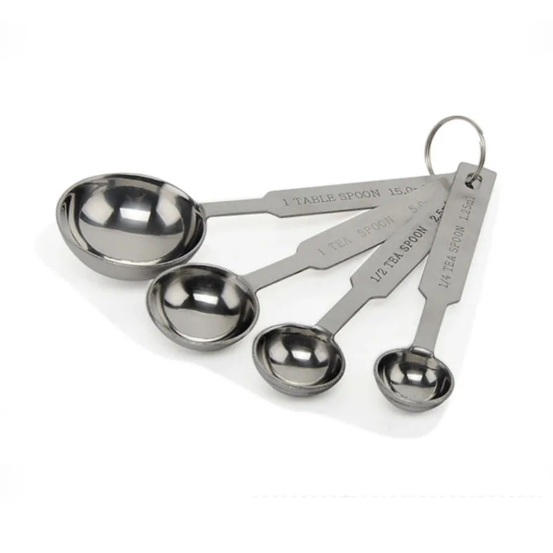 4 in1 Kitchen Stainless Steel Measuring Coffee Tea Spoons Kitchen Tools,1.25ml,2.5ml,5ml,15ml
4 in1 Kitchen Stainless Steel Measuring Coffee Tea Spoons Kitchen Tools,1.25ml,2.5ml,5ml,15ml