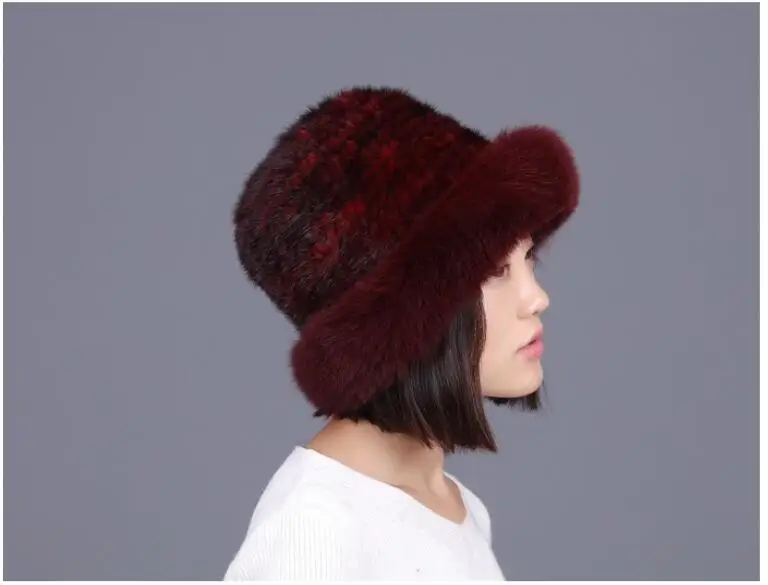 winter fur hats for women natural mink fur caps autumn winter fur knit warm beanies white gray black real fox fur trimmed H127
winter fur hats for women natural mink fur caps autumn winter fur knit warm beanies white gray black real fox fur trimmed H127