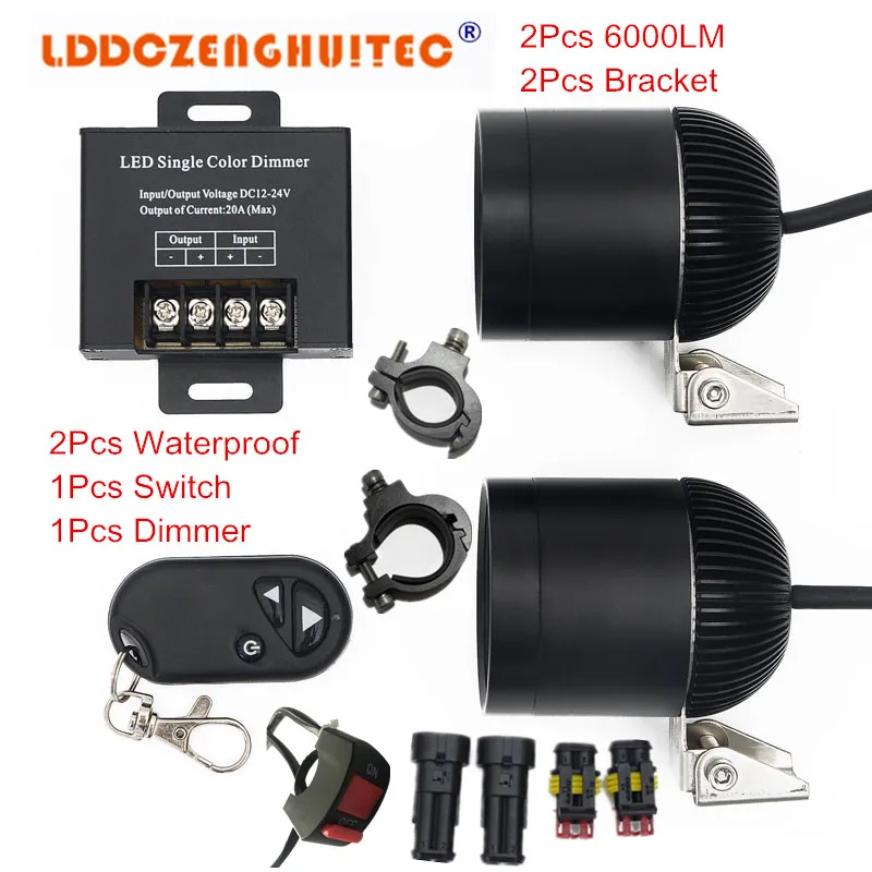 LDDCZENGHUITEC Motorcycle LED Headlight Waterproof LED Fog Light 6000LM Chip Motorbike Driving Spot Head Lamp for Motorcycle,
LDDCZENGHUITEC Motorcycle LED Headlight Waterproof LED Fog Light 6000LM Chip Motorbike Driving Spot Head Lamp for Motorcycle,