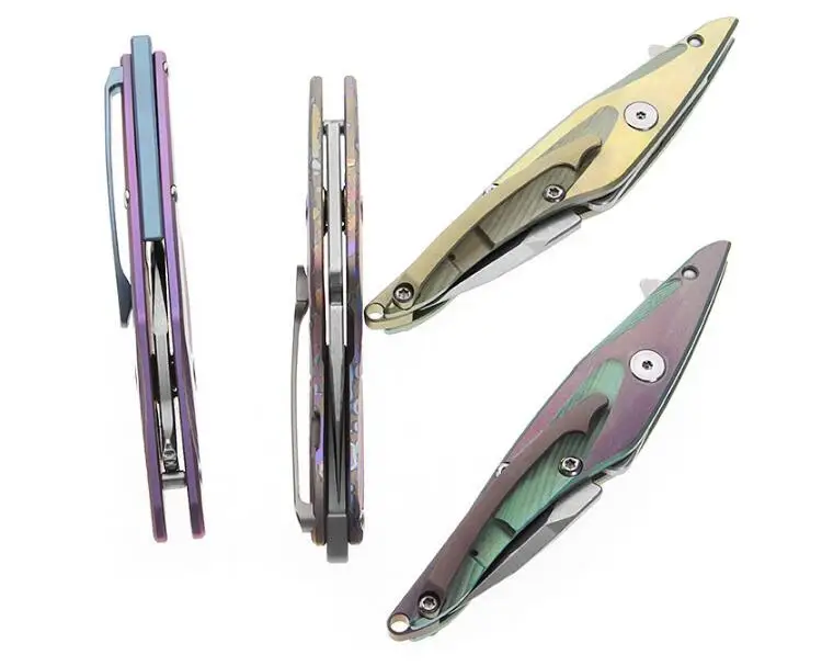 LLxxmm New S35VN blade TC4 titanium handle outdoor camping hunting Tactical pocket kitchen fruit folding knife EDC tools | Инструменты