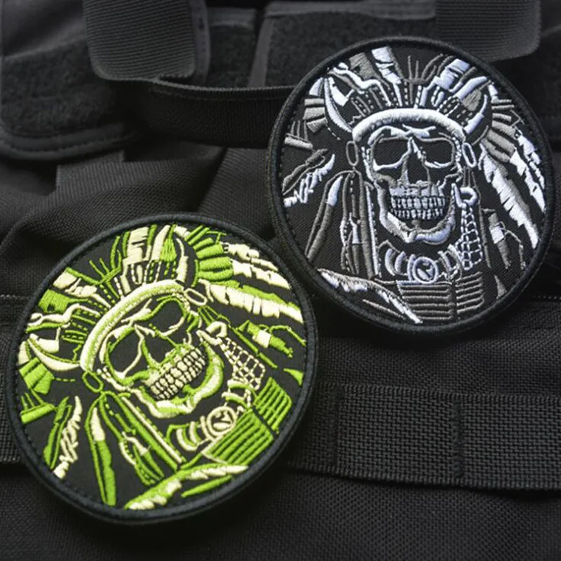 Death Skull India Chief US Army Morale Military Tactics Swatville Embroidery Patch Badge Armband High-End Garment Accessories
Death Skull India Chief US Army Morale Military Tactics Swatville Embroidery Patch Badge Armband High-End Garment Accessories