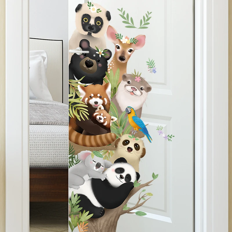 50*120cm Panda Kids Room Decoration Wall Sticker Cartoon Animal Door Decals Sticker Nursery Poster
50*120cm Panda Kids Room Decoration Wall Sticker Cartoon Animal Door Decals Sticker Nursery Poster
