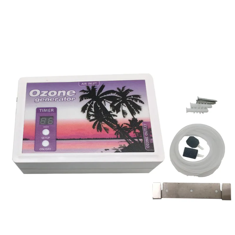 Мини Портативный воздушный генератор озона для аквариума Gerador де Ozonio 220 В 200 мг/ч FM