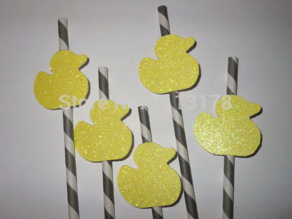 Custom fashion cheap Glitter rubber duckie straws Baby shower straws, baby shower decorations paper straw
Custom fashion cheap Glitter rubber duckie straws Baby shower straws, baby shower decorations paper straw