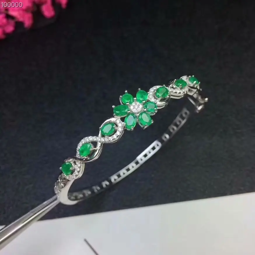 natural green emerald gem bangles natural red gemstone Bracelet S925 silver Fashion Flower overlappin woman girl office jewelery
natural green emerald gem bangles natural red gemstone Bracelet S925 silver Fashion Flower overlappin woman girl office jewelery