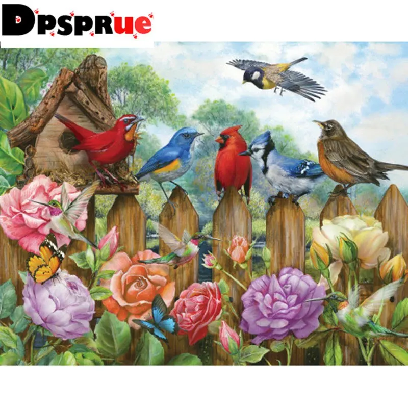Dpsprue Full Square/Round 5D Diy Diamond Painting Cross Stitch "Animal Bird" Diamond 3D Embroidery Mosaic Home Decor Gift D069
Dpsprue Full Square/Round 5D Diy Diamond Painting Cross Stitch "Animal Bird" Diamond 3D Embroidery Mosaic Home Decor Gift D069