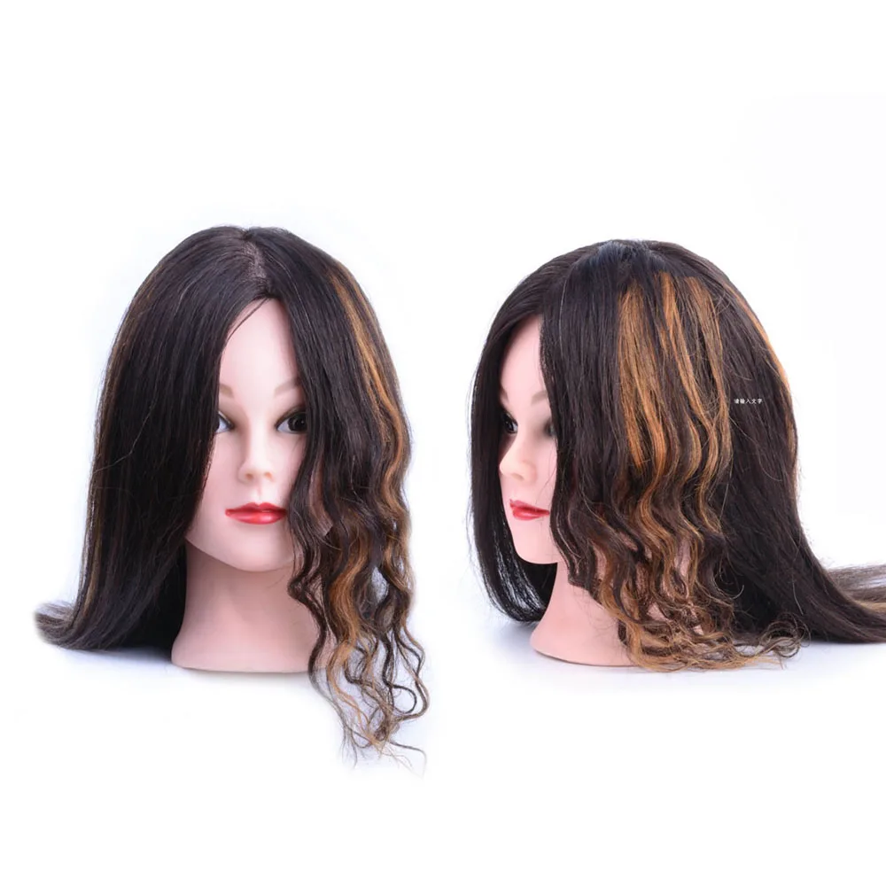 

Mannequin Hair For Dolls Professional Styling Head 100% Real Human Hair Training Head Kit Hairdressing Manikin Hairstyles