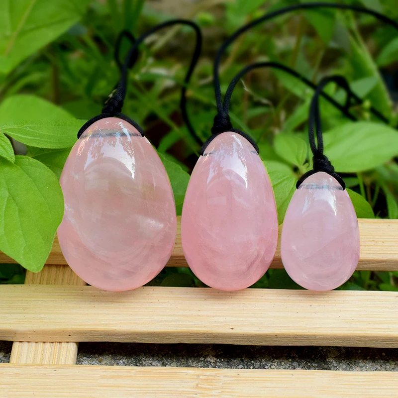 3 pcs Natural Rose Quartz Yoni Egg for Ladies Kegel Exercise Pelvic Muscle Vaginal Tightening Massage Stone Drilled Benwa Ball
3 pcs Natural Rose Quartz Yoni Egg for Ladies Kegel Exercise Pelvic Muscle Vaginal Tightening Massage Stone Drilled Benwa Ball