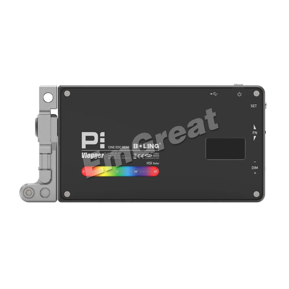 Boling BL-P1 RGB Full Color LED Video Light P1 12W 2500K-8500K Dimmable for Photography Studio DSLR Camera Vlogging Live | Электроника