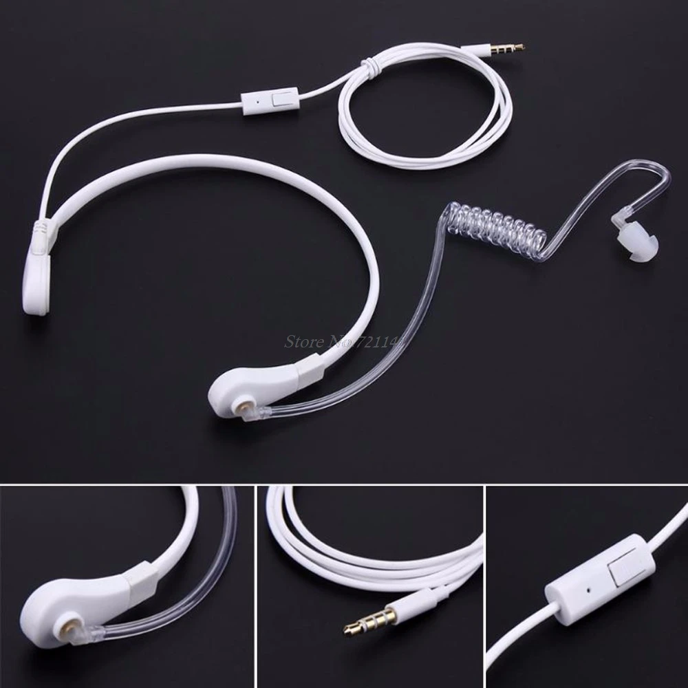 3.5mm Throat MIC Headset Covert Acoustic Tube FBI Earphone for CellPhone Electronics Stocks Dropship
3.5mm Throat MIC Headset Covert Acoustic Tube FBI Earphone for CellPhone Electronics Stocks Dropship