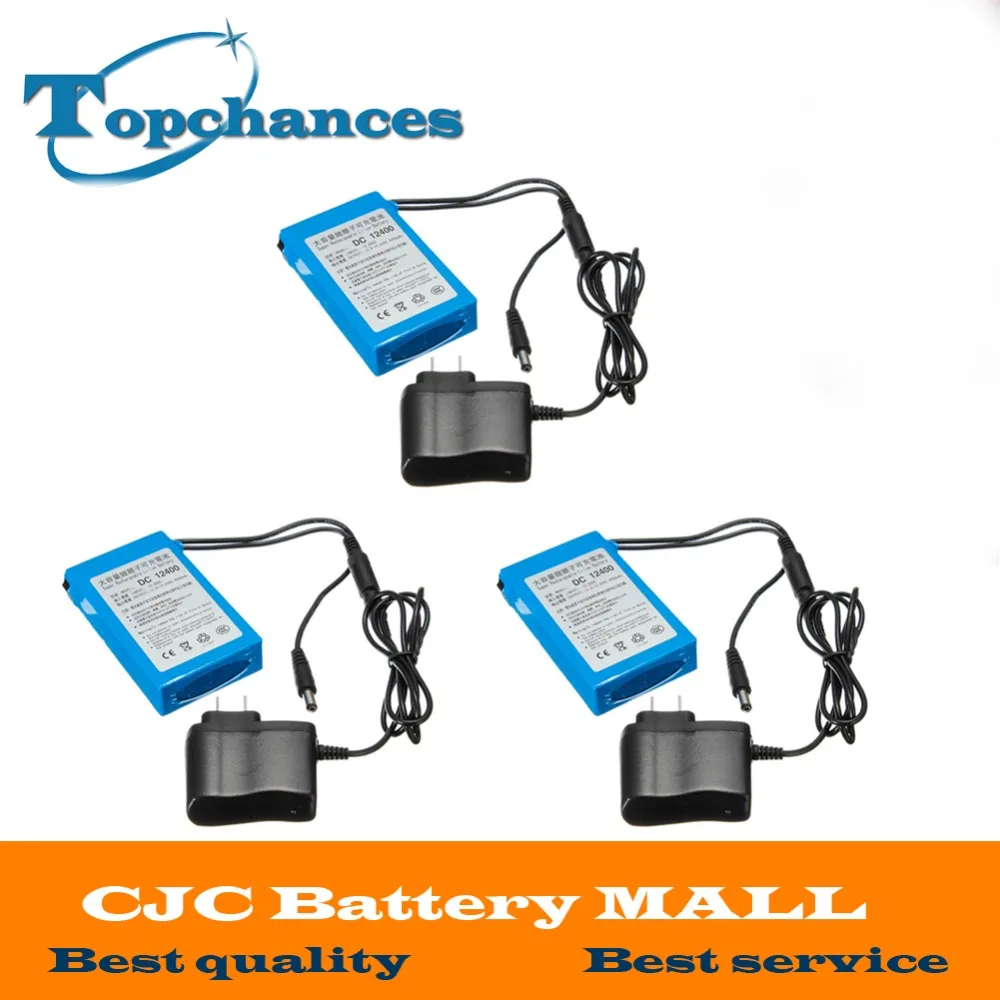 2017 High Quality 3PCS Super Rechargeable Portable Lithium-ion Battery DC 12V 4000mAh DC12400 With Plug
2017 High Quality 3PCS Super Rechargeable Portable Lithium-ion Battery DC 12V 4000mAh DC12400 With Plug