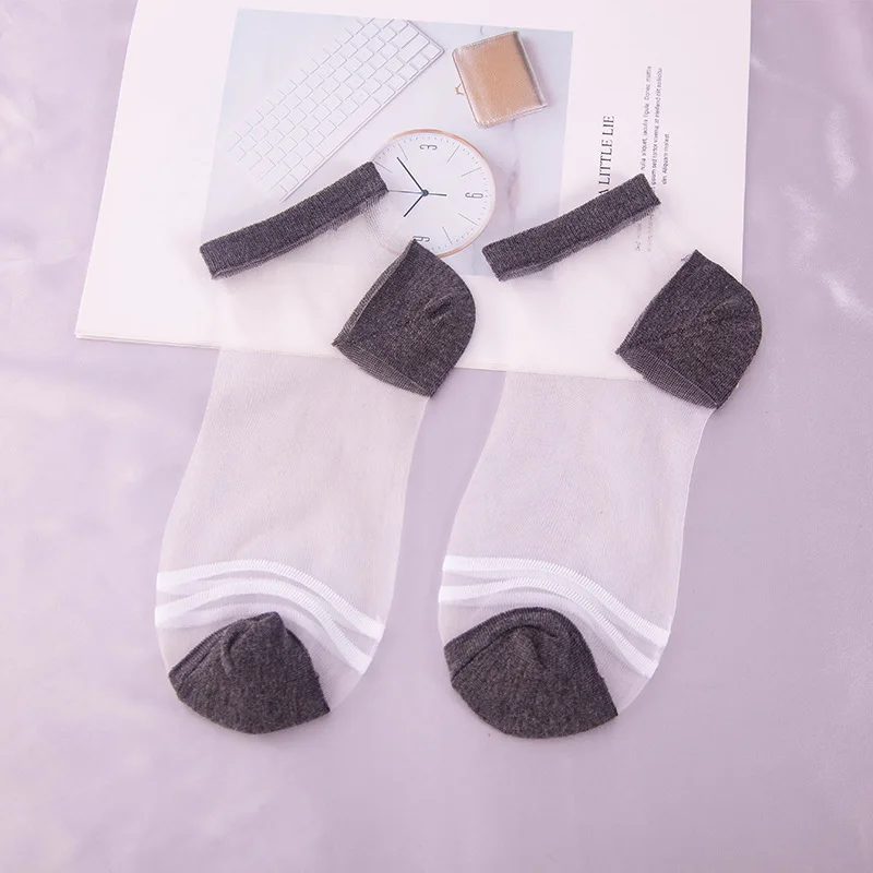 Sexy Lace Mesh silk Fishnet Socks Fiber Transparent Stretch Elasticity Ankle Net Yarn Thin Women Cool Socks 1pair=2pcs ws433
Sexy Lace Mesh silk Fishnet Socks Fiber Transparent Stretch Elasticity Ankle Net Yarn Thin Women Cool Socks 1pair=2pcs ws433
