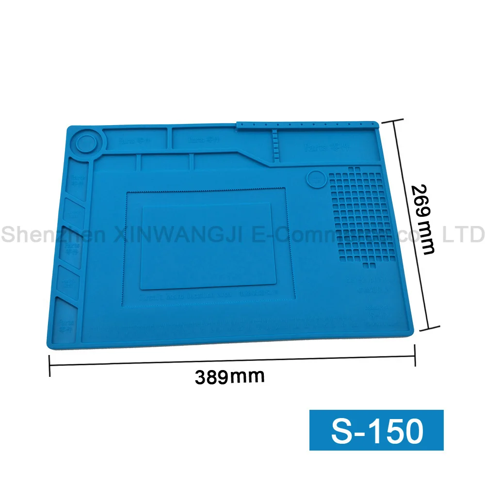 All Kinds Size Antistatic Heat Insulation Pad Thickening Silicone Working Mat Gun Soldering Station Maintenance Platform | Инструменты