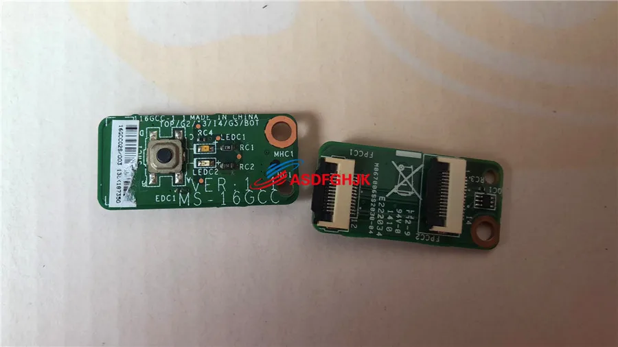 Genuine laptop FOR MSI GE60 POWER BOARD MS-16GFC MS-16GFD MS-16GCC MS-16GCD fully tested
Genuine laptop FOR MSI GE60 POWER BOARD MS-16GFC MS-16GFD MS-16GCC MS-16GCD fully tested
