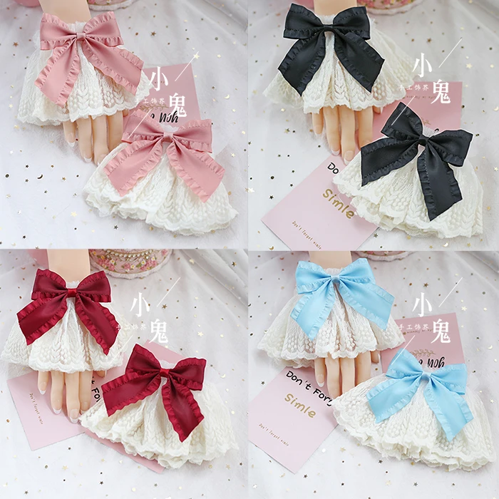Hand-made white white white white bow flower love married Lolita hand cuffs can be set astarcat dream back to Versailles angel
Hand-made white white white white bow flower love married Lolita hand cuffs can be set astarcat dream back to Versailles angel