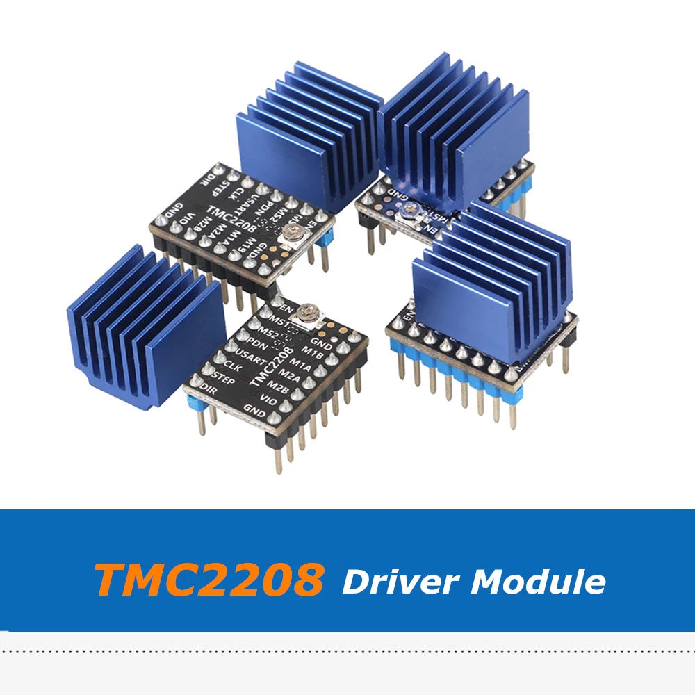 4pcs/lot Lerdge TMC2208 Stepper Motor Driver Stepstick Ultra-quiet Less Heat Replace TMC2100 For Lerdge K X Board
4pcs/lot Lerdge TMC2208 Stepper Motor Driver Stepstick Ultra-quiet Less Heat Replace TMC2100 For Lerdge K X Board