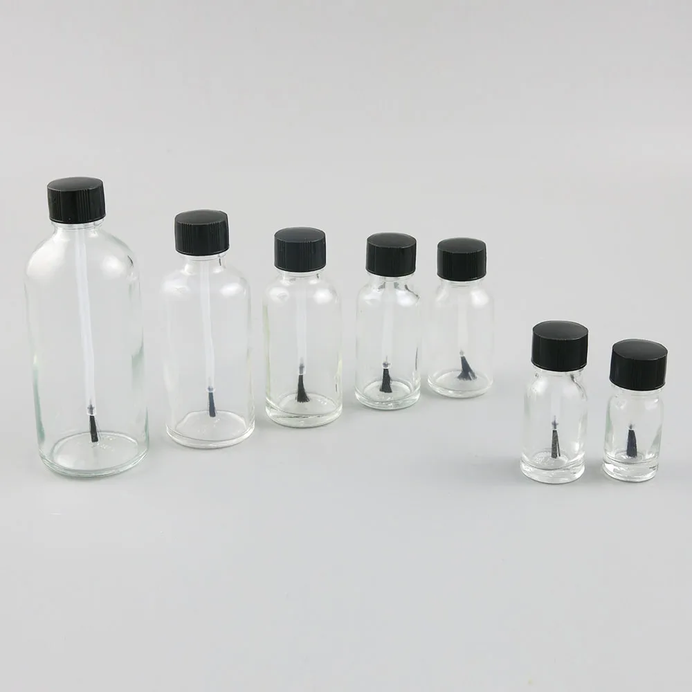 360pcs 5ml 10ml 15ml 20ml 30ml 50ml 100ml Nail Polish Clear Glass Bottle With Brush Lid For Nail Gel Extension Cosmetics Bottle
360pcs 5ml 10ml 15ml 20ml 30ml 50ml 100ml Nail Polish Clear Glass Bottle With Brush Lid For Nail Gel Extension Cosmetics Bottle